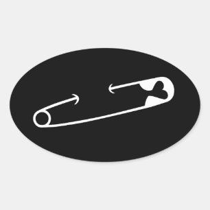 Sicherheits-Button-solidarität Ovaler Aufkleber
