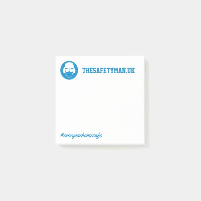 Sicherheits-Post-Itanmerkungen Post-it Klebezettel (Vorderseite)