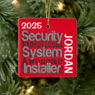 Sicherheits-System-Installateur Außerordentlich BE Keramikornament