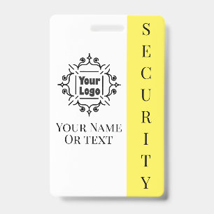 Sicherheitsdienstmitarbeiter-ID mit individuellem Ausweis