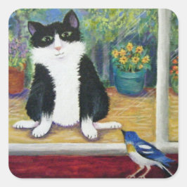 Sicherheitsglas Quadratischer Aufkleber