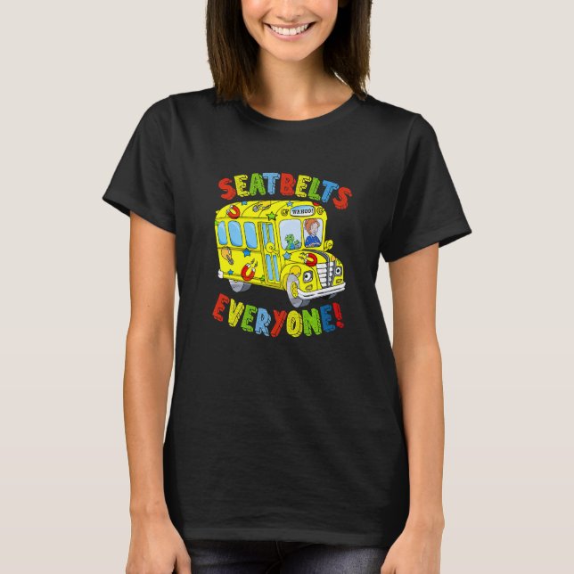 Sicherheitsgurte für jeden Funny School Busfahrer  T-Shirt (Vorderseite)