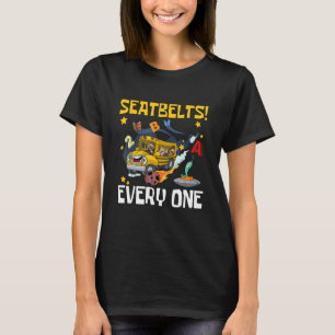 Sicherheitsgurte für jeden Schulbusfahrer zurück n T-Shirt