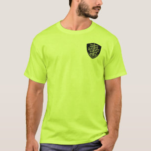 Sicherheitshebräische 6:19 in Gelb T-Shirt