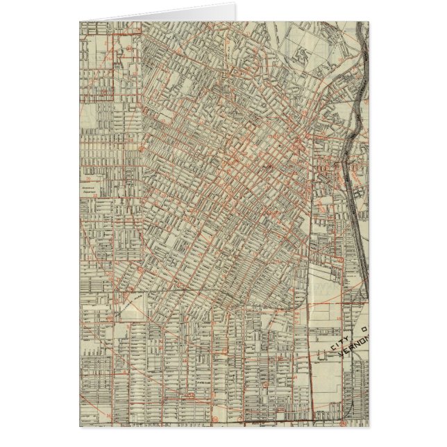 Sicherheitskarte und Straßenbahn in Los Angeles (Vorne)