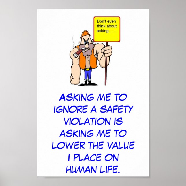 Sicherheitsphilosophie Poster (Vorne)