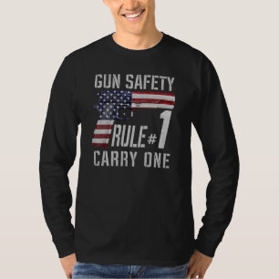 Sicherheitsregel 1 Pro 2. Änderung amerikanischer T-Shirt