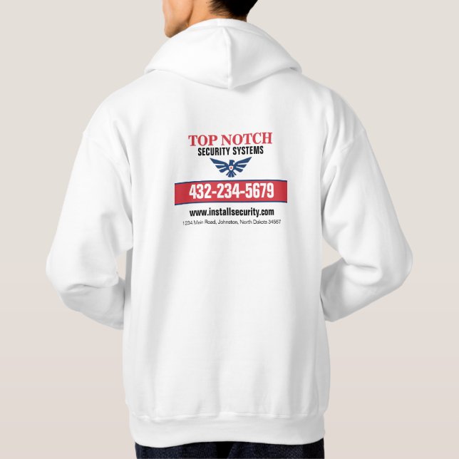 Sicherheitssysteme Hoodie (Rückseite)