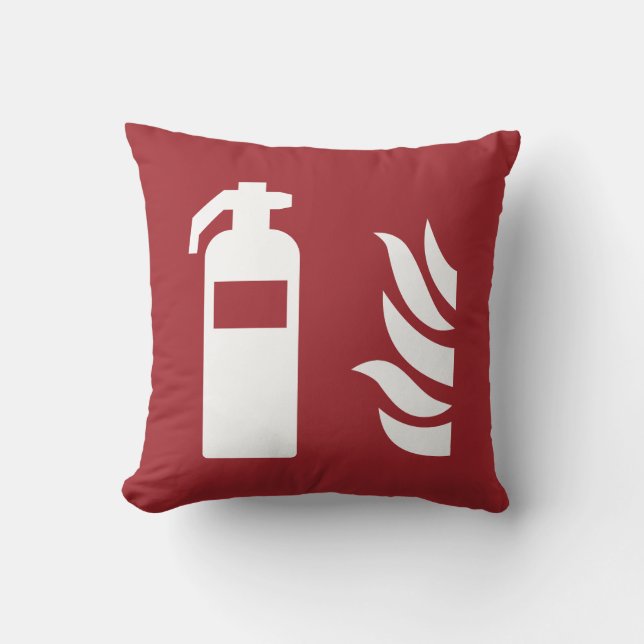 Sicherheitszeichen für Feuerlöscher Kissen (Vorderseite)