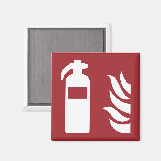 Sicherheitszeichen für Feuerlöscher Magnet (Vorderseite/Rückseite)