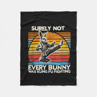 Sicherlich Nicht Jedes Bunny Kung Fu Kämpfende Ost Fleecedecke