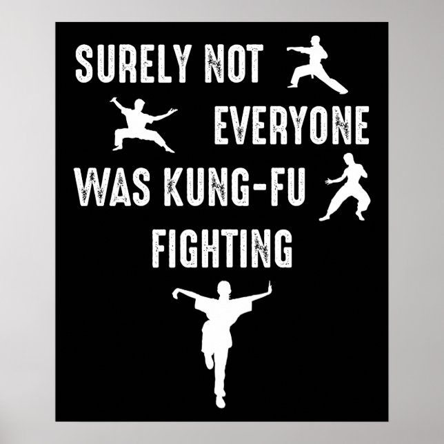 Sicherlich waren nicht alle Kung-Fu-Kämpfer Poster (Vorne)