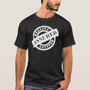 sicherlich Weiß der Briefmarkenqualität T-Shirt