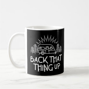 Sichern Sie das, was Camper Motorhome Trailer Camp Kaffeetasse