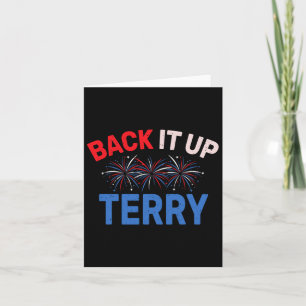 Sichern Sie es auf Terry setzen Sie es in umgekehr Karte