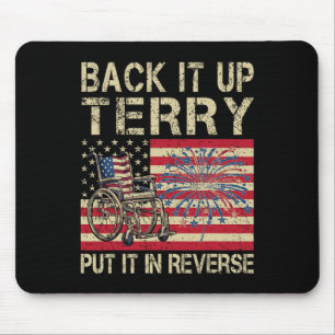 Sichern Sie es auf Terry setzen Sie es in umgekehr Mousepad