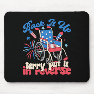 Sichern Sie es mit der Terrage in den umgekehrten Mousepad