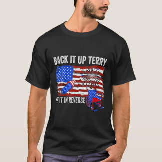 Sichern Sie es terrassenförmig, aber umgekehrt T-Shirt