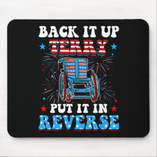 Sichern Sie es terup setzen Sie es in umgekehrter Mousepad