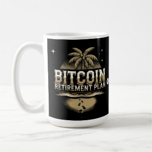 Sichern Sie Ihre Zukunft mit einem Bitcoin-Rentens Kaffeetasse