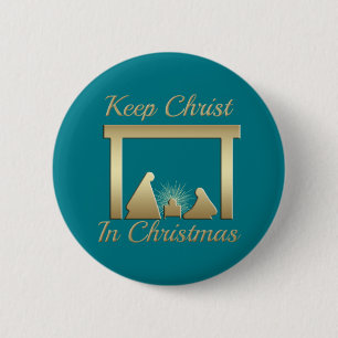 Sichern Sie sich Christus zu Weihnachten Behalten Button