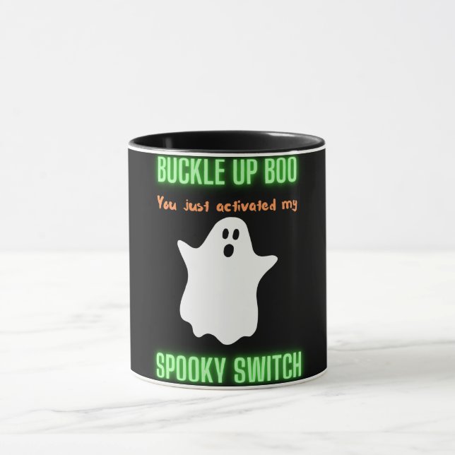 Sichern Sie sich, dass Sie gerade meinen Spooky-Sc Tasse (Zentrum)
