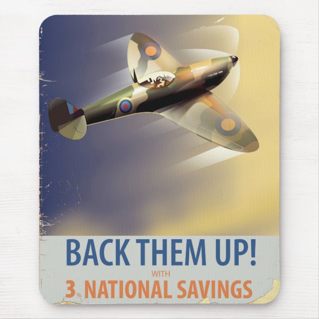 Sichern Sie sie! WW2-Poster Mousepad (Vorne)
