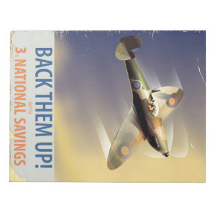 Sichern Sie sie! WW2-Poster Notizblock