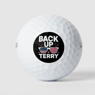 Sichern Sie Terry Funny 4. Juli Patriotisches Feue Golfball