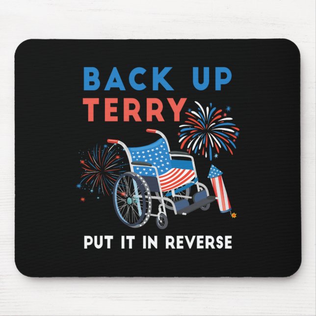 Sichern Sie Terry, setzen Sie es in umgekehrte Fir Mousepad (Vorne)