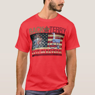 Sichern Terry setzen es in umgekehrter amerikanisc T-Shirt