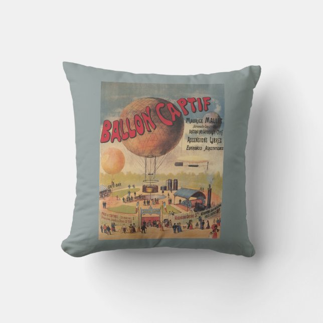Sichernder Ballon-Fahrten an einem Kissen (Vorderseite)