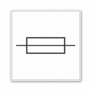Sicherung Elektrisches Etikett