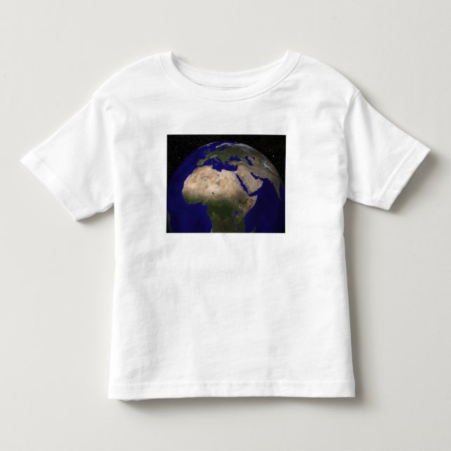 Sicht auf Afrika, Europa, den Nahen Osten und In Kleinkind T-shirt (Vorderseite)