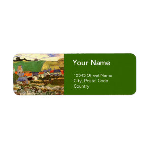 Sicht auf Auvers Vincent van Gogh.