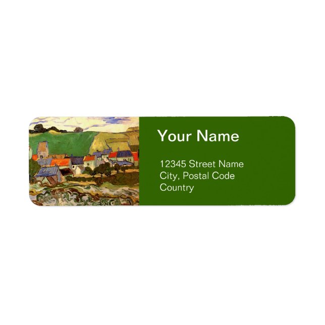 Sicht auf Auvers Vincent van Gogh. (Vorne)