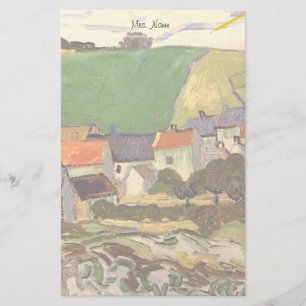 Sicht auf Auvers Vincent van Gogh. Briefpapier