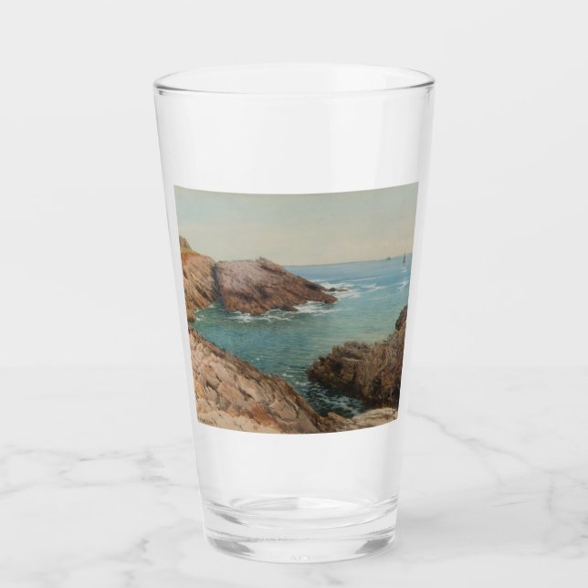 Sicht auf das Meer (Küstenlandschaft) (Marine) Glas (Vorderseite)