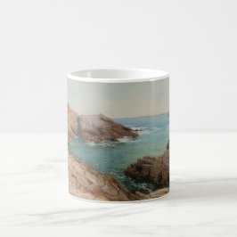 Sicht auf das Meer (Küstenlandschaft) (Marine) Kaffeetasse