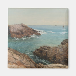 Sicht auf das Meer (Küstenlandschaft) (Marine) Magnet