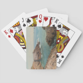 Sicht auf das Meer (Küstenlandschaft) (Marine) Spielkarten