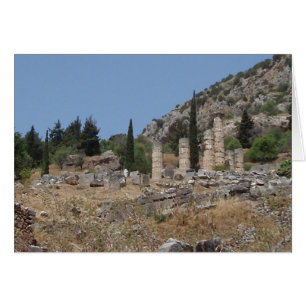 Sicht auf Delphi, Griechenland