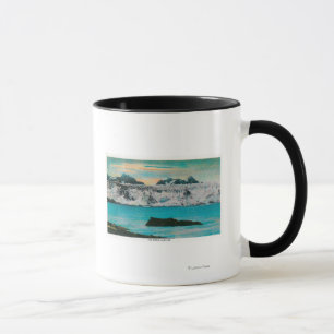 Sicht auf den Columbia Glacier, Alaska Tasse