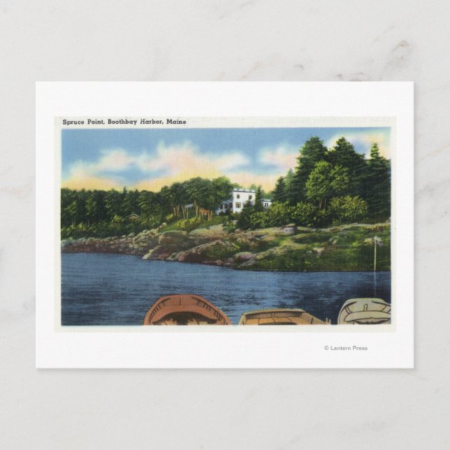 Sicht auf den Mittelpunkt Postkarte (Vorderseite)