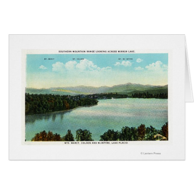 Sicht auf den Mts. Marcy, Colden und McIntyre (Vorderseite (Horizontal))