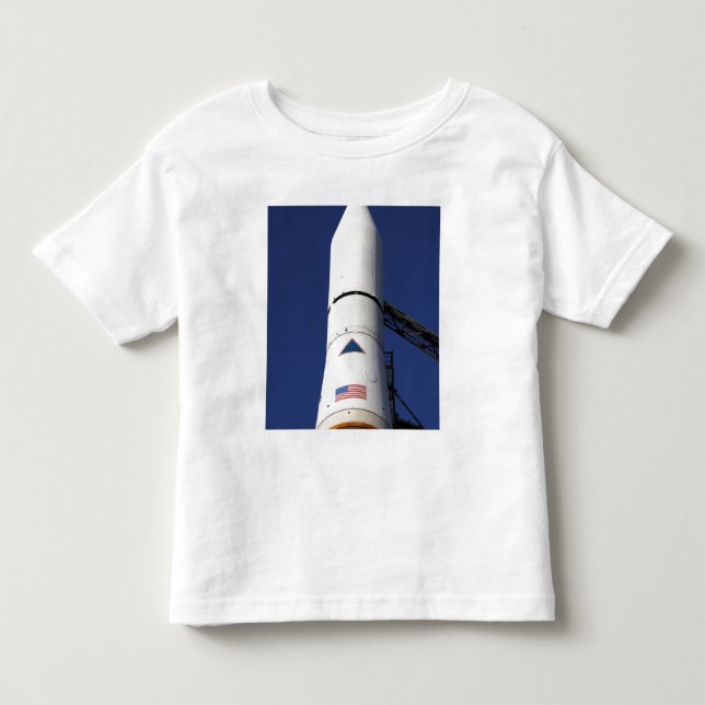 Sicht auf den Nasenkegel der Delta-IV-Rakete Kleinkind T-shirt (Vorderseite)