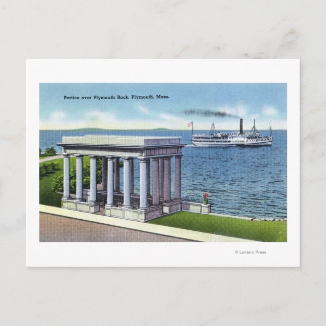 Sicht auf den South Shore Steamer Postkarte (Vorderseite)