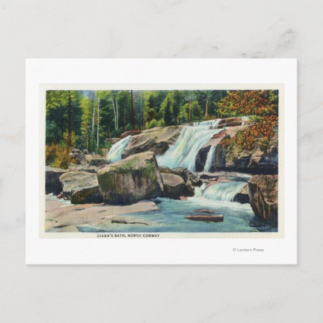 Sicht auf Dianas Bad Postkarte (Vorderseite)