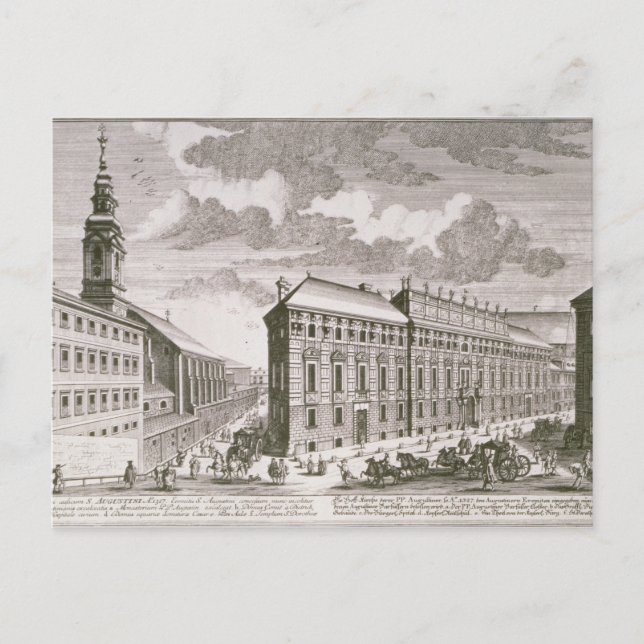 Sicht auf die Dorotheergasse mit den Postkarte (Vorderseite)