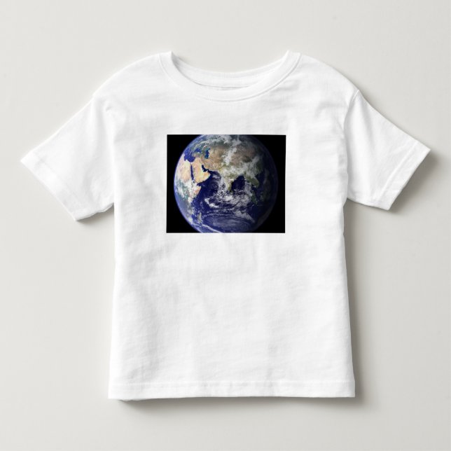 Sicht auf die Erde aus dem Weltall Kleinkind T-shirt (Vorderseite)
